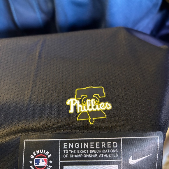 New mens large authentic Nike Philadelphia Phillies Bryce Harper baseball jersey - Picture 4 of 7